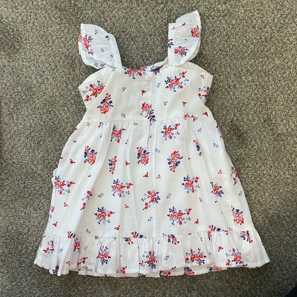 NWT Janie and Jack Floral Ruffle Dress - Picture 3 of 3